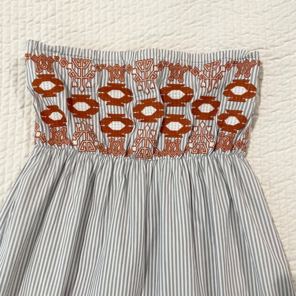 NWT Joy Joy Embroidered Tube Dress - Picture 4 of 12